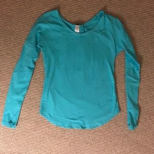 Ivivva long sleeve blue top!